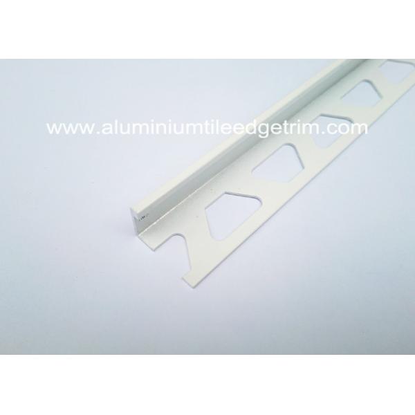 Weather Resistance Aluminium White Tile Edge Trim With L shaped