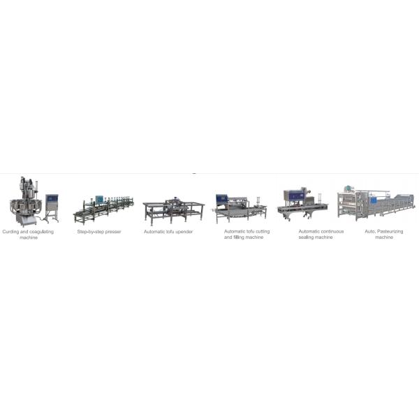 Standard Packaging Tofu Processing Equipment for Continuous Unmanned Production