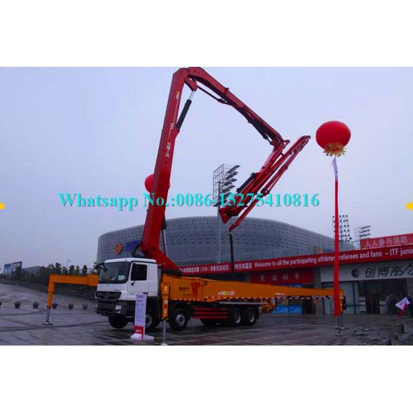 Heavy Concrete Construction Equipment 36m Concrete Boom Pump Stabilization Control