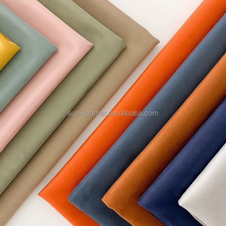 100% Polyester Suede Fabric Various Colors Tricot Knit Dyed Pattern Wide Use for Organic Lining Sheer Memory Features Hexagonal