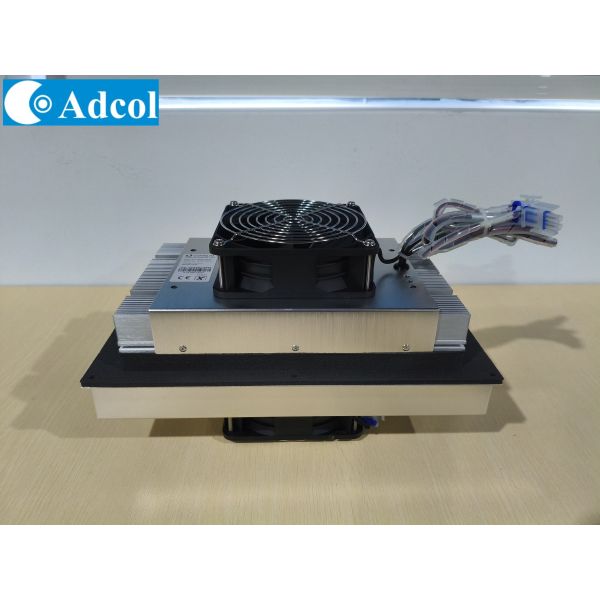 150W Thermoelectric air conditioner is designed for electronic cabinets and environmental chambers. lt can maintain ambient temperatures while removing up to 148w.