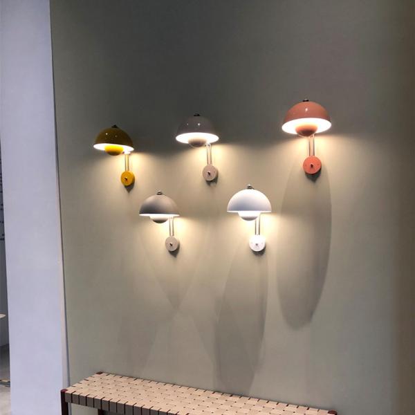 Modern Iron wall Light Color Flower bud wall lamp nordic Living Room Dining Room Kitchen Wall sconce(WH-OR-175)