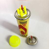 la boîte métallique de bouteilles de gaz de fourneau de camping du butane 80ml remplit écologique