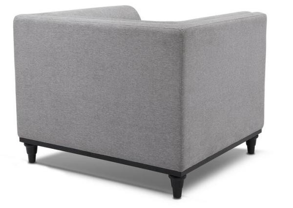 Classic Linen fabric upholstery 1-seater sofa,lounge chair,living room sofa