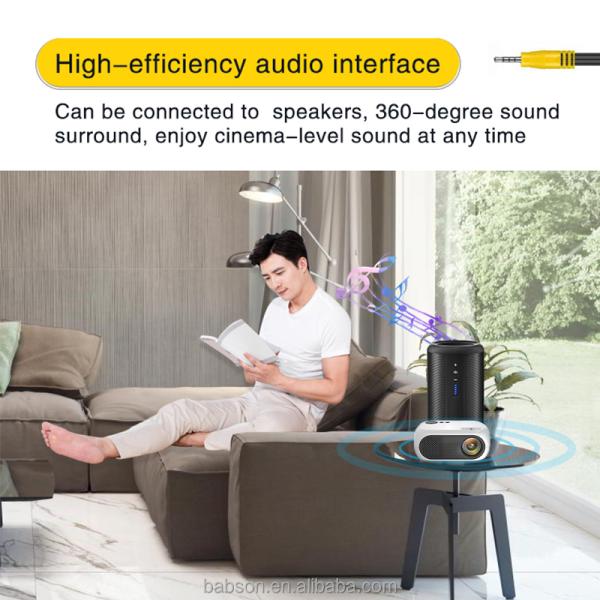 Star 202 Mini LED Projector Home Beamer with Any Cast Beam & Phone Projection for IOS/Android