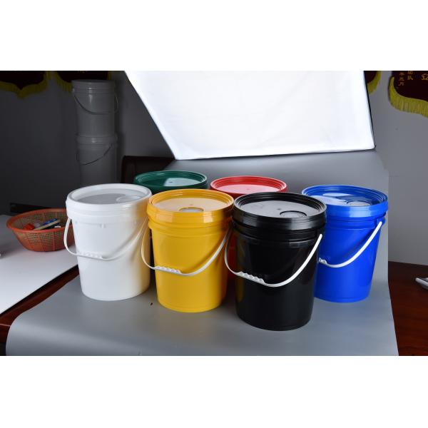18L Customizable Plastic Paint Bucket For Chemical Packaging With Various Sizes Available