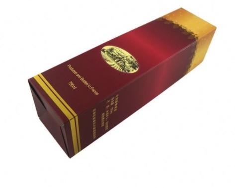 Luxury Elegant Corrugated Window Gift Wine Storage Box Packaging