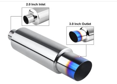 Auto Direct Fit Stainless Steel Exhaust Mufflers 2.75 To 3.25 Anti Wear