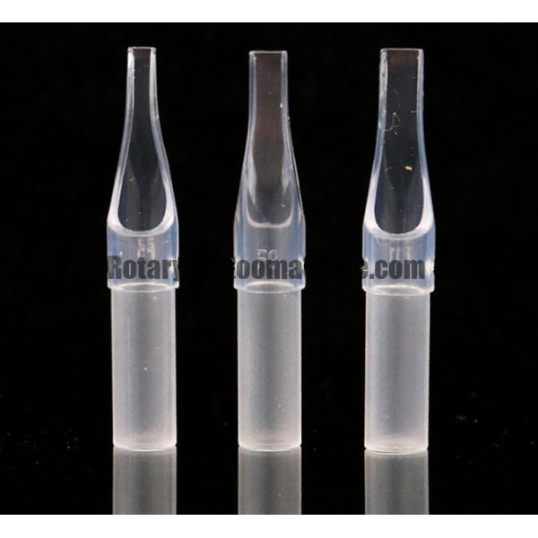 Clear Disposable Tattoo Gun Tips Pre Sterilized  Open Tips Safe Material