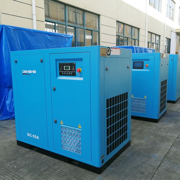 230cfm Industrial Screw Air Compressor 37kw 8 Bar Fixed Speed Compressor