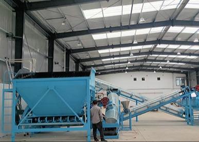 linha de produção do adubo orgânico dos carneiros 380V para a água de esgoto do estrume