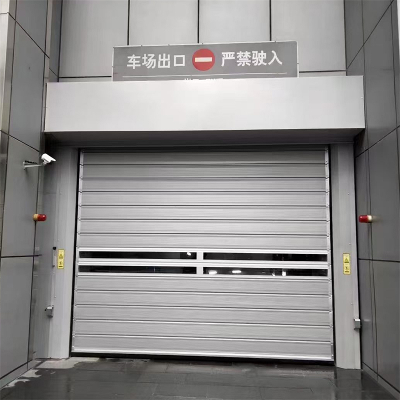 Spiral High Speed Door for Parking Garages