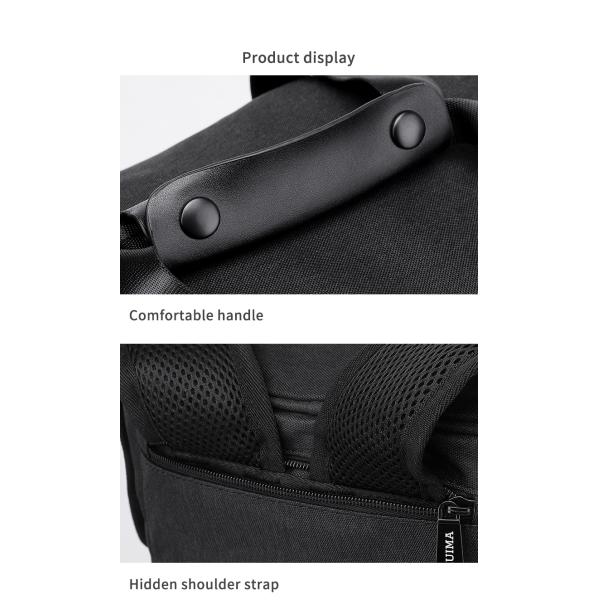 Водоохранная кожаная нейлоновая сумка для тренировок унисекс 43 см длина