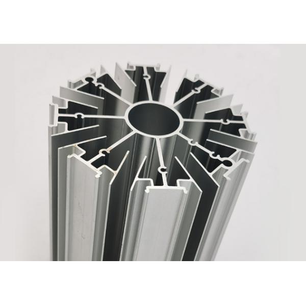 Round CE Aluminum Extrusion Profiles Anodizing LED Heat Sink Aluminum
