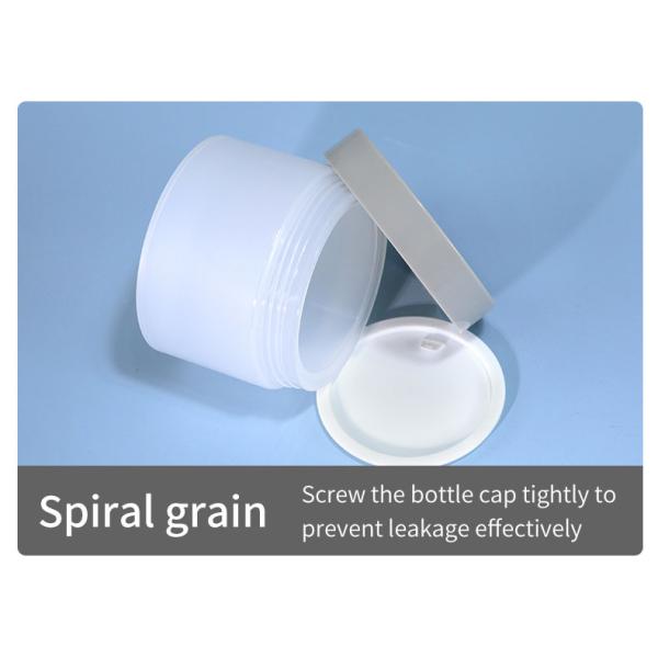 Double Wall PP 100g 3.38oz Cosmetic Jars for Body Butter Jars Cream Material Face Mask Hair Oil Packaging Containers