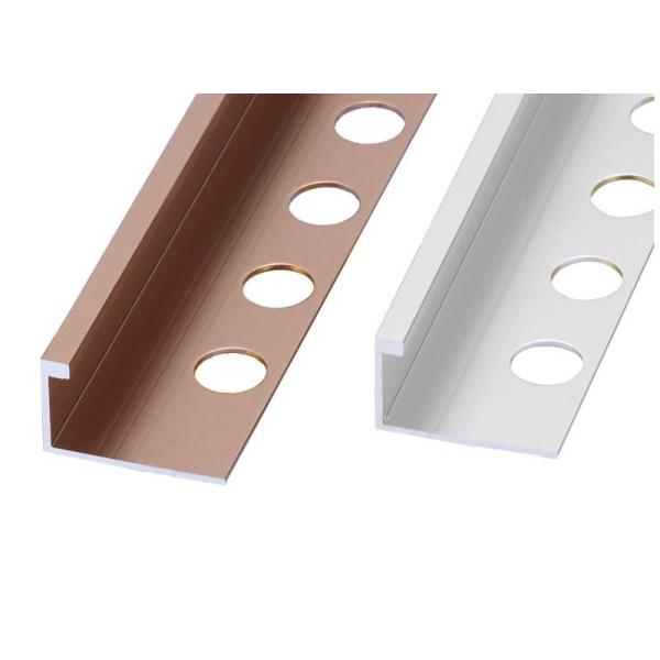 TUV Electrophoresis Aluminum Transition Strip 20mm To The Wood Of The Wardrobe