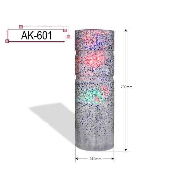 Палы камня искусства Dura гранита СИД Shinning каменный блокатор шарика освещают наши жизни