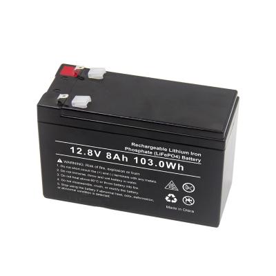 Lithium Ion 8AH 12V Lifepo4 Battery Pack Long Cycle No Explosion