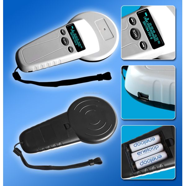 1342khz Working Frequency Rfid Reader 1342khz Pet Scanner Animal Identification Microchip Reader Scanner Device Handheld