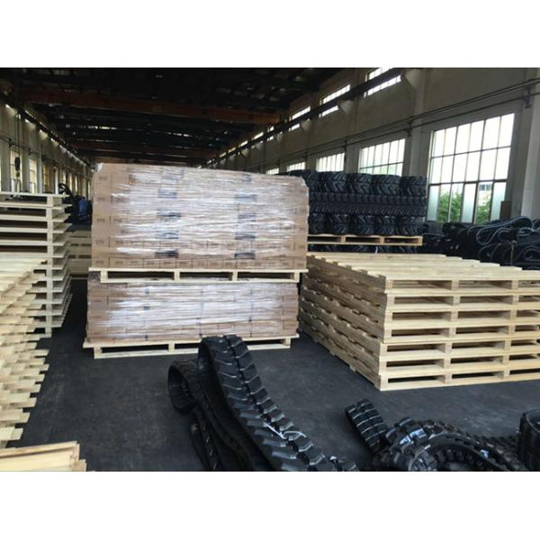 El caucho industrial del excavador del reemplazo de Kubota sigue menos vibración