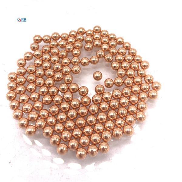 soft steel ball 4.5mm copper plated brass plated steel ball