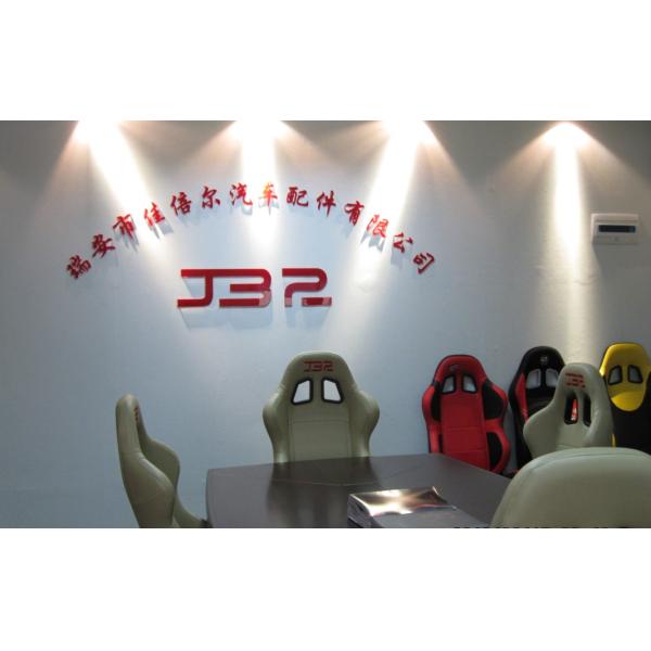 Black PVC Leather Comfortable Racing Seats With Harness OEM / ODM Welcome