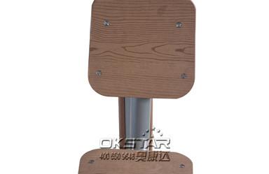 wood Customized Safety Cheap Outdoor Fitness Equipment For Old People