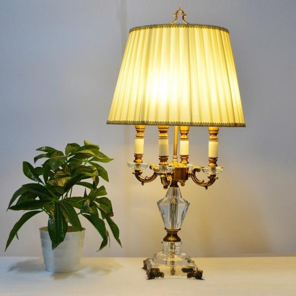 Modern Crystal Lamp lighting bedroom bedside lamp luxury fashion crystal table lamp(WH-MTB-122)