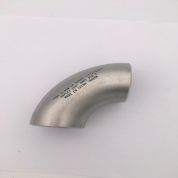 Butt Welding LR 90D Elbow Super Duplex 2507 UNS S32750 1-1/2