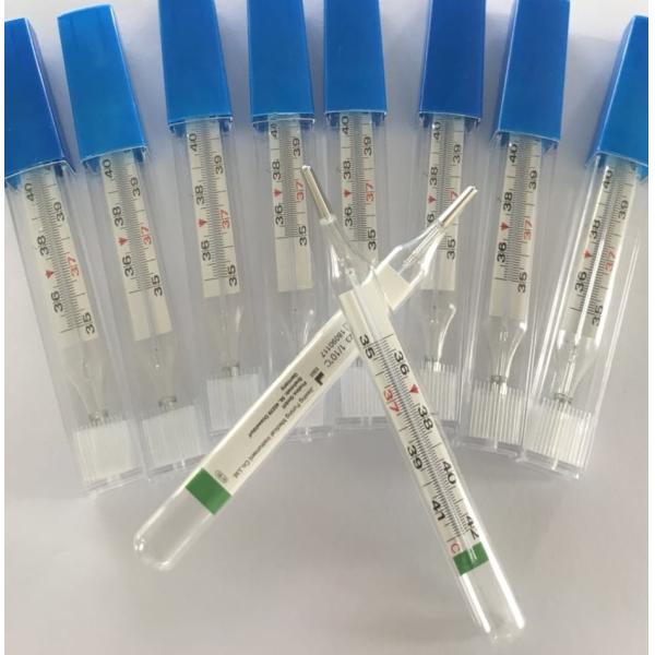 Customized Support Mercury Free Oral Armpit Glass Thermometer for Health Monitoring