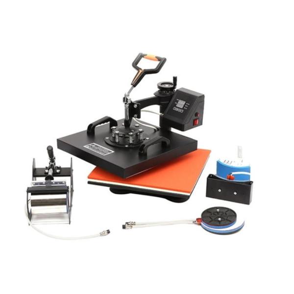 Real Plate 29x38Cm 5 In 1 Mug Heat Press Machine For T-Shirt