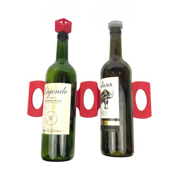 Decorative Dishwasher Silicone Bar Accessories Saving Space Unbreakable Wine Preserver