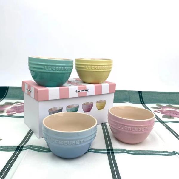 Bacia cerâmica da cozinha coreana moderna do estilo com a colher da tampa multifuncional