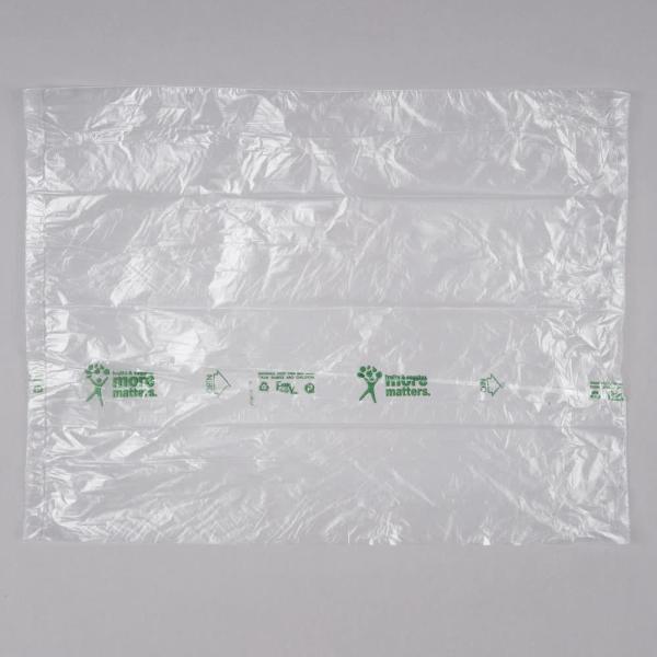 Естественный просвечивающий полиэтиленовый пакет, узкий профиль 14