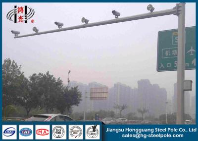 Resistência galvanizada monitor do tempo de Pólos da câmera do CCTV da estrada de H 6.5m