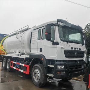 Howo Vacuum Sewer Cleaner Tank Sewage Tanker Camiones Septic Suction Truck