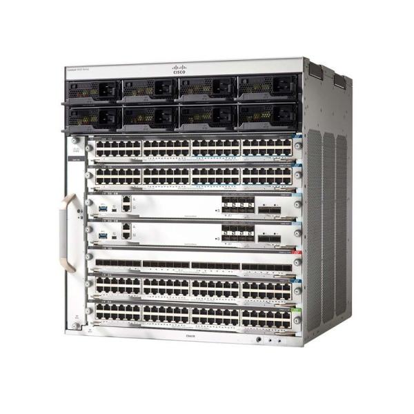 C9407R - Interruptor de rede do catalizador 9400 do interruptor de Cisco contra o cubo