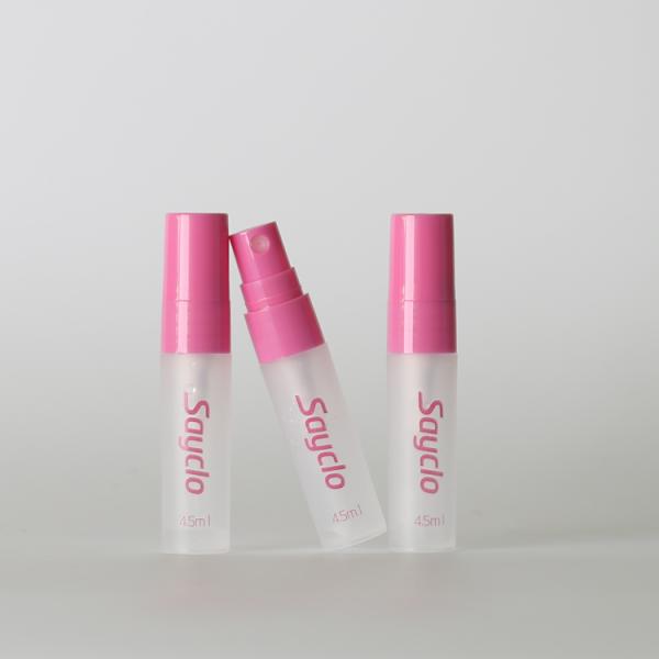 4.5ml Mini Cosmetic Spray Bottle Plastic Material Transparent With Fine Mist
