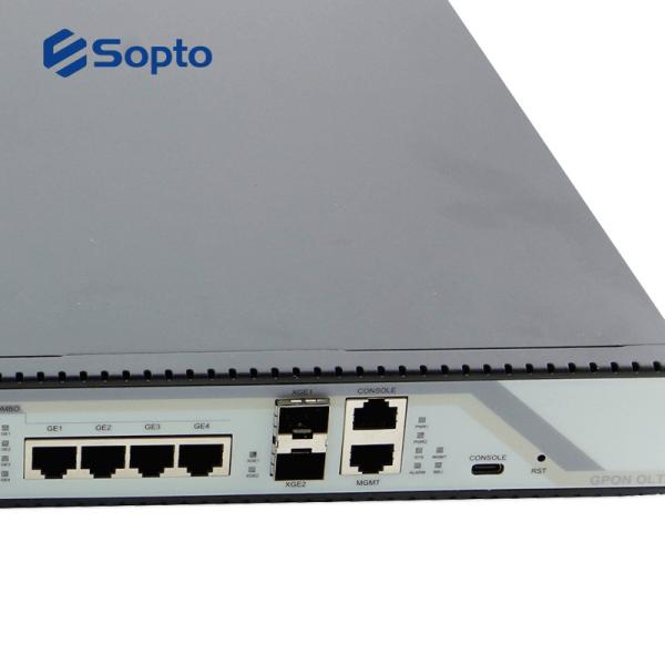 220V AC Power Supply 8 PON GPON OLT Support OMCI Remote Management