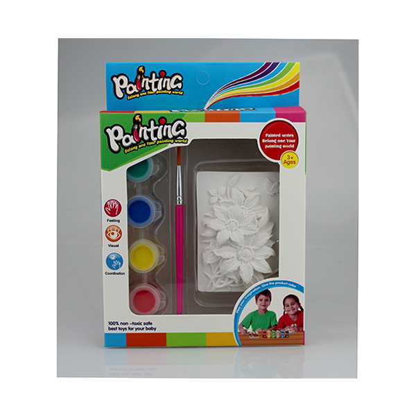 Arts And Crafts DIY Plaster Painting Kits For Christmas Gift 4 Colors EN71 8P ASTM HR4040