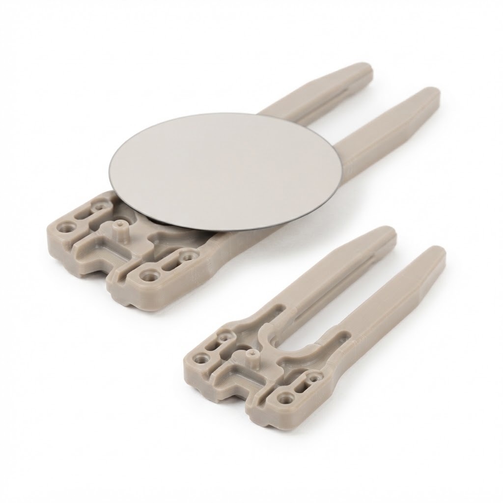 CNC PEEK Semiconductor Wafer Transfer Fork for Automated Handling Equipment