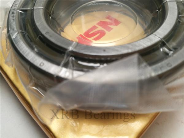 High Speed Angular Contact Ball Bearing Pressed Steel Cage For Universal Dividing Head