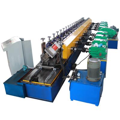 Rolo automático do Purlin da CZ que forma a máquina 5 toneladas de controle manual do PLC de Uncoiler