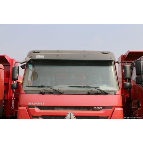 Touch Screen Yes 6X4 6 Meter Dump Trucks Sinotruk HOWO Heavy Truck 380 HP Used 0 KM Car