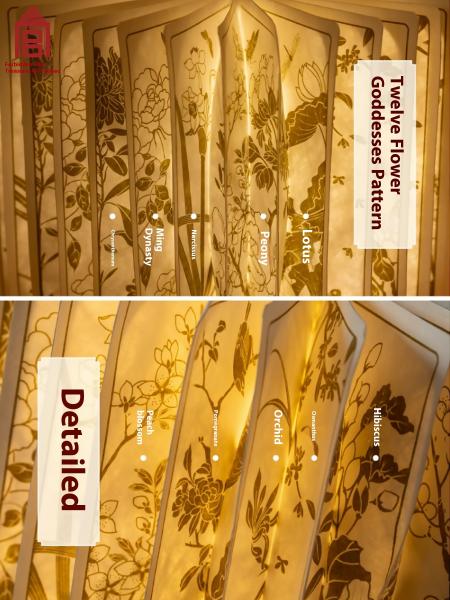 Eco Friendly Book Geometric Paper Lamp Decoration Museum Nightlight