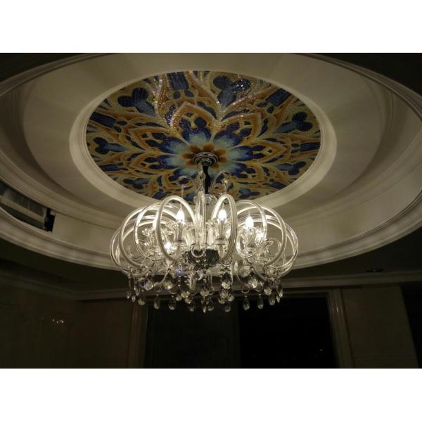 Venetian glass chandelier dining room Foyer Lighting (WH-CY-92)