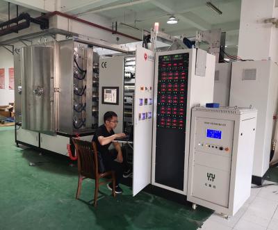 ABS parts TiN Gold  PVD Vacuum Coating Machine ,  Cathodic Arc Decorative Coating Equipment on ABS parts