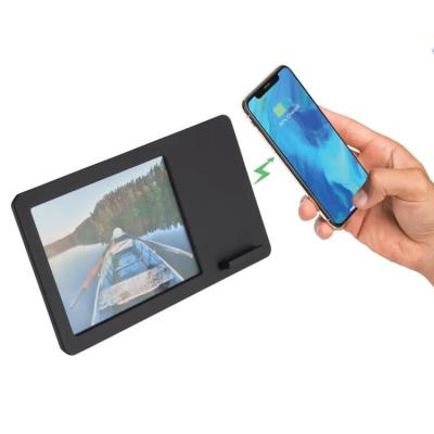Custom Logo Ultraportable Wireless Charger Picture Frame 4X6
