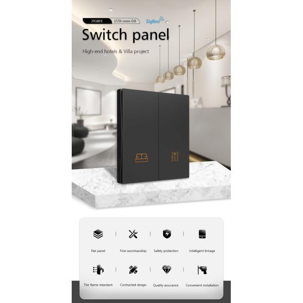 Выключатель Zigbee пластиковой панели умный, переключатель стены zigbee 240V беспроводной