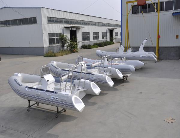 2022 rib boat inflatable speed boat 14ft orca hyalon center console steeing wheels rib430A